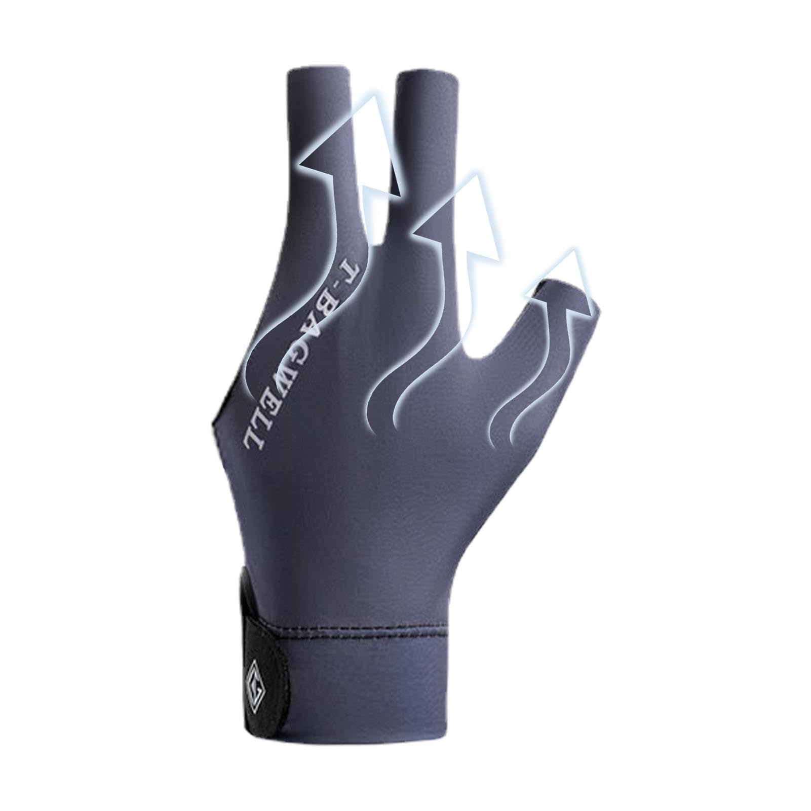 Professional Billiard Gloves - Three Finger Pool Players Gloves | Billiard Gloves For Billiard Cues | Lightweight Sports Gloves | Breathable Billiard Pool Gloves | Sports Accessories For Billiards Lov