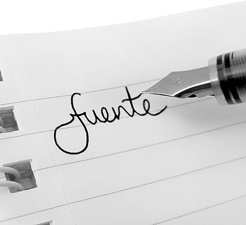 Miniatura 2 de Zebra Fuente - Pluma estilográfica desechable, punta fina de 0.039 in, 0.024 in de ancho de línea, tinta negra, paquete de 10 unidades