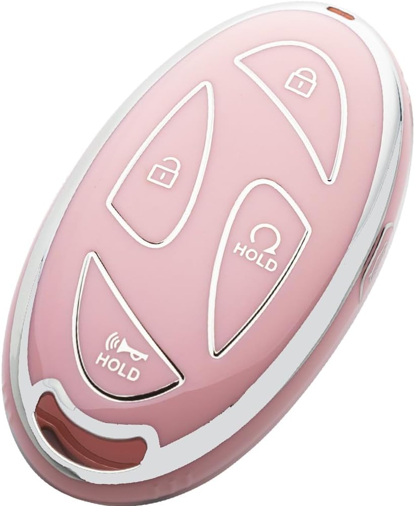 WTSHOPME Key Fob Cover Compatible with 2023 2024 2025 Hyundai Sonata Elantra Hybrid Ioniq 6 Grandeur GN7 KONA Santa FE