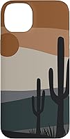 Vista 14 de Funda bohemia para iPhone 11 Pro Max con diseño de cactus del desierto terracota del suroeste