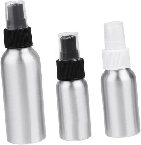 Miniatura 8 de Housoutil Botella de perfume de aluminio con boquilla de pulverización, botellas de viaje, dispensador de lavado a mano, botella de spray
