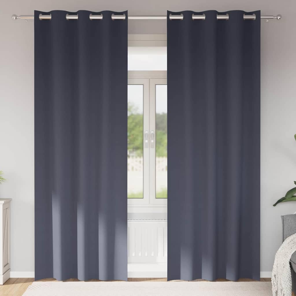 Rideaux occultants anti-lumière à anneaux pour obscurcir la chambre