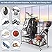 Sports Equipment Organizer, Sports Storage for Garage, Golf Bag Storage Rack, Golf Organizer Stand for Golf Club, Ball Storage Cart with Wheel for Garage, Gym, Shed, Outdoor