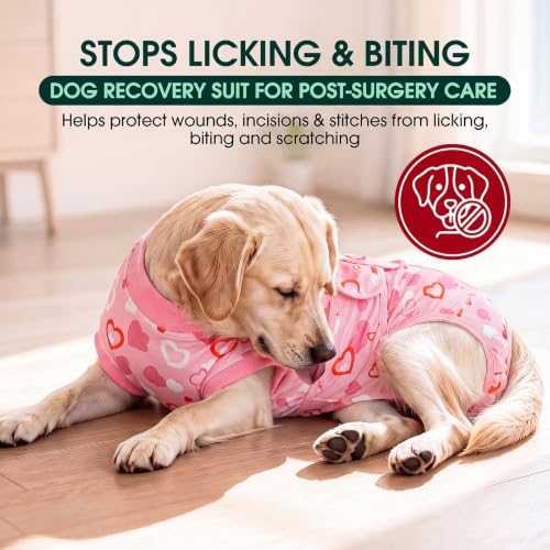 Image of Kuoser Recovery Suit for Dogs After Surgery, Female Dog Onesie for Surgery