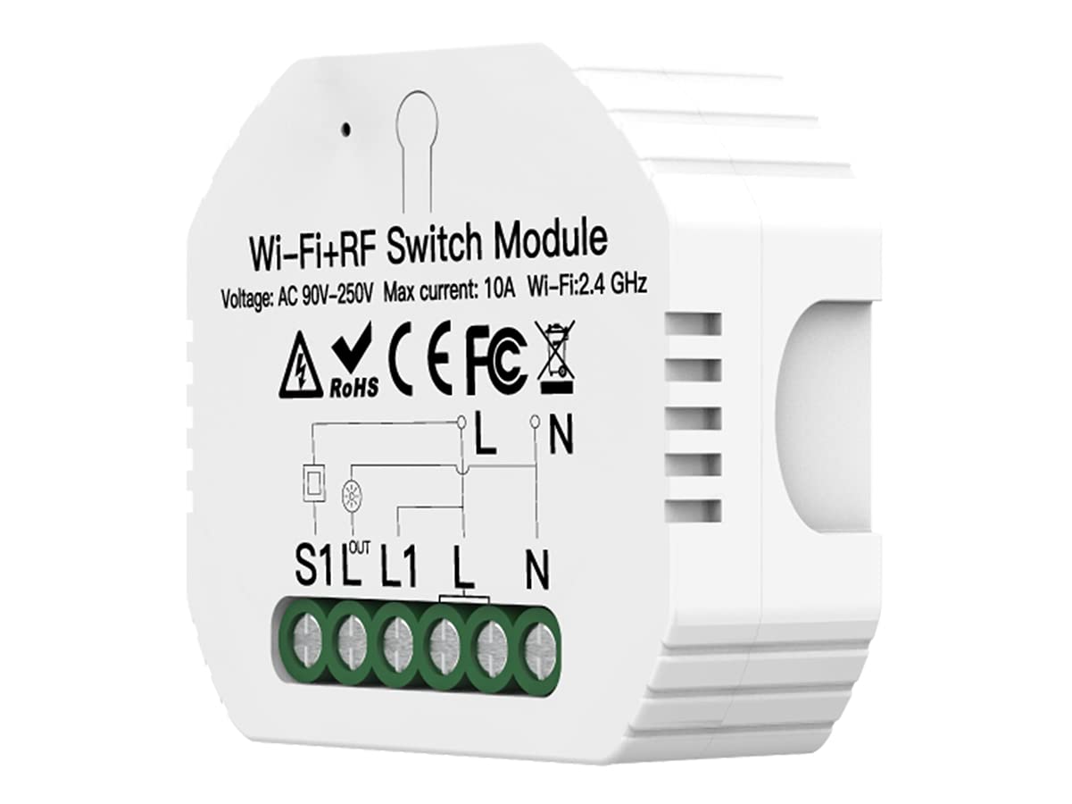 Wiring diagram for LEDLUX SH104 Smart Switch Module
