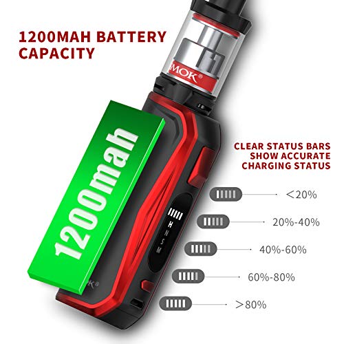 SMOK-Priv-N19-Kit-BlackRed-E-Cigarette-Vape-Starter-Kit-No-Nicotine