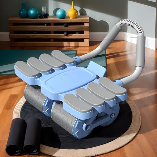 Equipo de ejercicio abdominal de cuatro ruedas para fortalecer el core sin perder el equilibrio 3