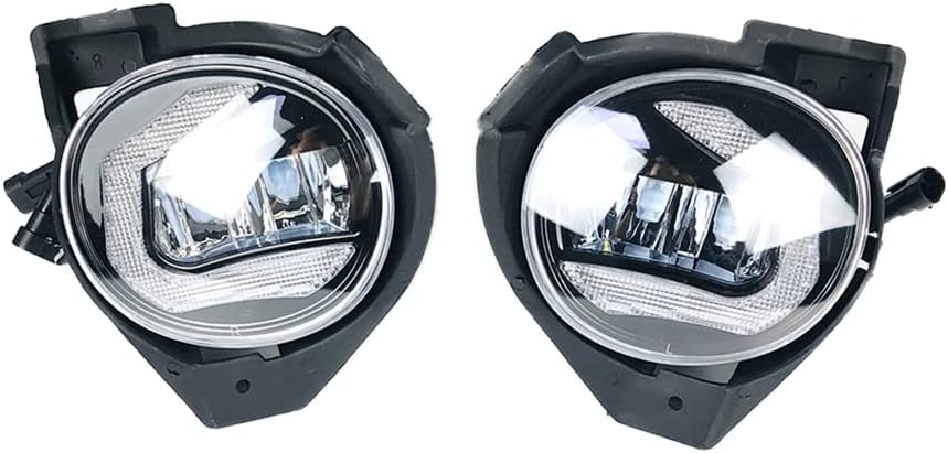 Dreamseek LED DRL Driving Fog Lamp Assembly for Toyota Hilux Vigo 2008 2009 2010 2011 Front Bumper Light with Dynamic Sequential Turn Signal