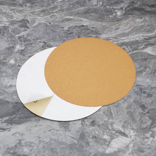 Be In Your Mind 25 Stück 8 Zoll PSA-Schleifscheiben Selbstklebendes Schleifpapier mit Selbstklebender Rückseite Körnung 60# 80# 120# 240# 320# für DA-Schleifgeräte Sand Auto Autolack Holz Metall