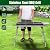 IMOUNTEK Portable Charcoal Grill, Foldable BBQ Grill, Barbecue Grill, Hibachi Grill Outdoor, Kabob Grill, Stainless Steel Charcoal Grill for Camping, Picnic, Patio, Travel, Silver, SKJ001