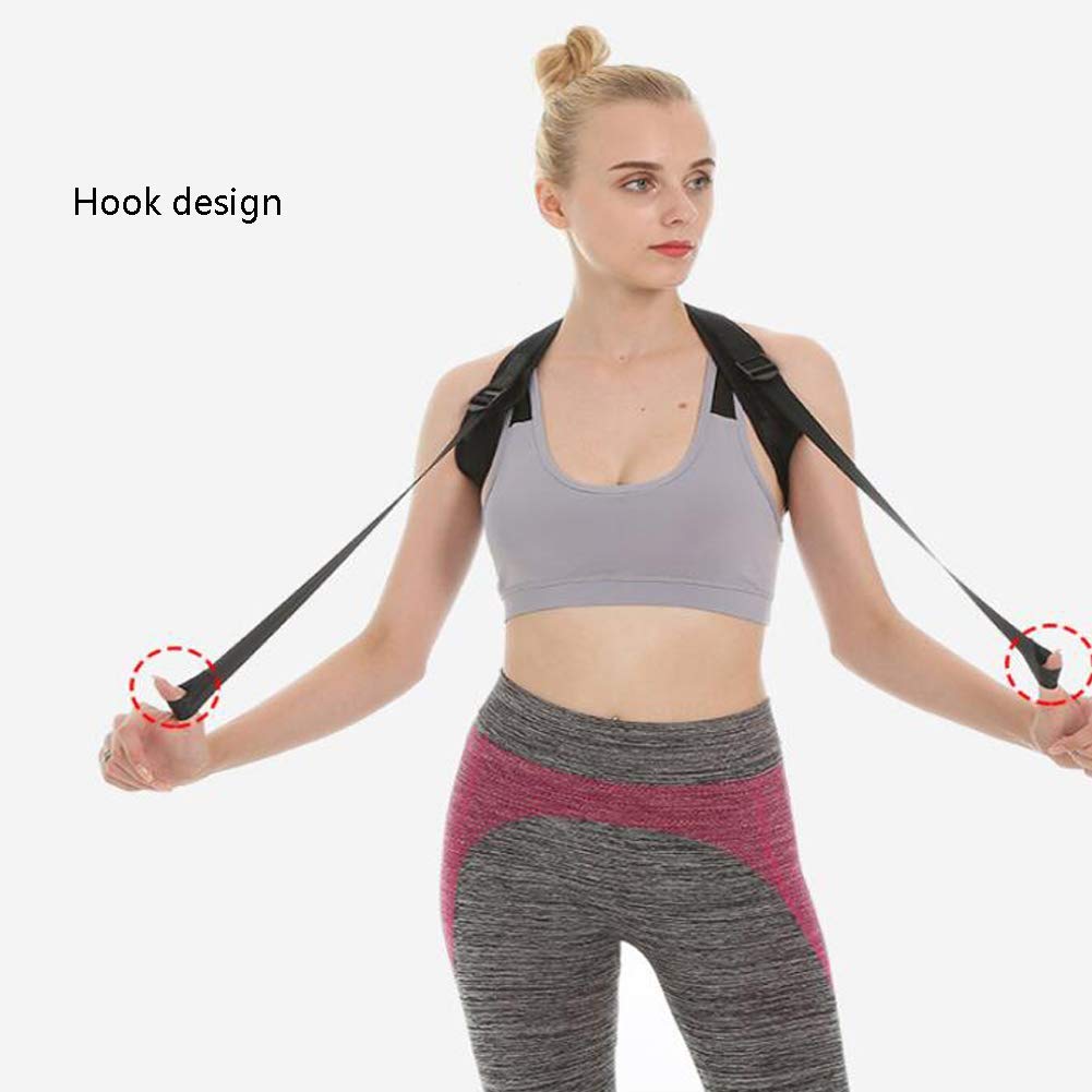 Corrector de Postura para la Espalda, Faja correctora de Postura Ajustable para Mejorar la Mala Postura, Faja para cifosis torácica para Hombres y Mujeres.