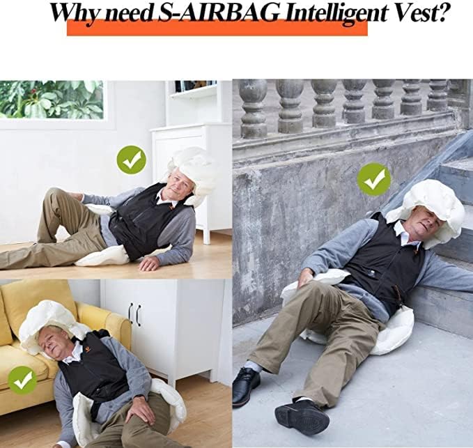 GUIYUN Gilet Intelligent de Costume D'airbag Antichute avec gGilet D