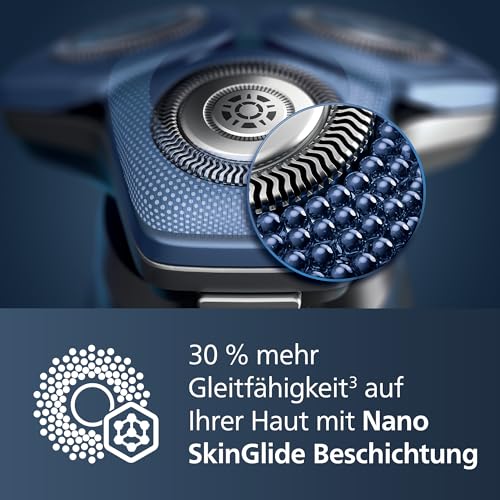 PHILIPS Shaver Series 7000 – Elektrischer Rasierer für Herren, Nass- und Trockenrasierer, ausklappbarer Trimmer, Reinigungsstation… – Ansicht 4