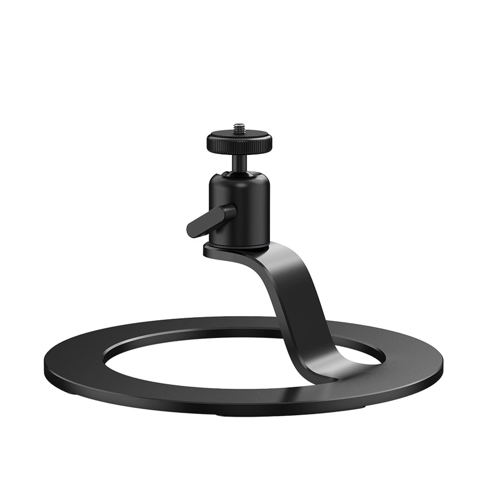 THE WHITE SHOP Aluminum Desktop Projector Stand w Ballhead Angle Adjustment, Table Projector Stand Adjustable Tilt for Nebula, and Most LCD/DLP Video Projectors/Black