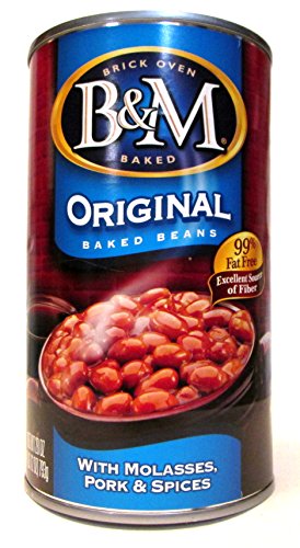 Image of B&M Original Baked Beans with Molasses, Pork & Spices (2 Pack) 28 oz Cans
