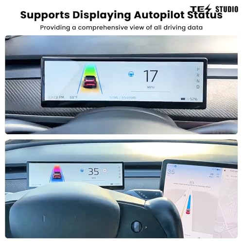 Image of Carplay Screen for Model Y Juniper 2025 2026 HD 8.8 inch HUD Wireless Apple CarPlay & Android Auto Accessories, OTA Updates, Blind Spot Monitor, Quick Buttons