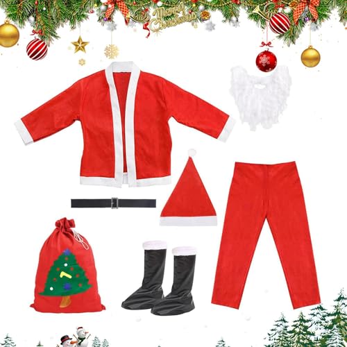 Costume de Père Noël pour recréer la magie des fêtes traditionnelles et émerveiller les enfants