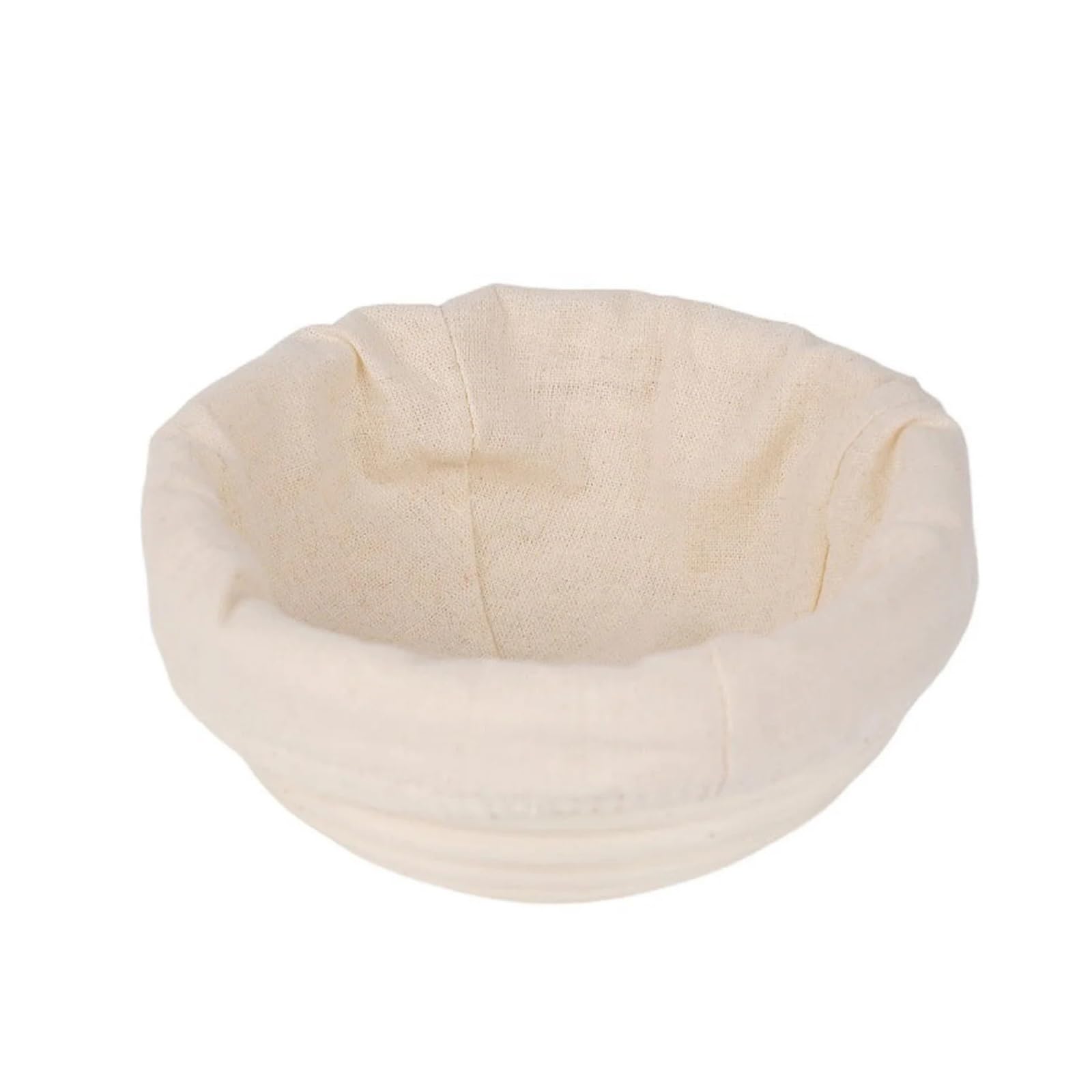 Cesta de fermentación mimbre for pan Natural ovalada/redonda, cuenco hecho a mano for hornear, herramienta for panaderos caseros Para Pan(Round18x9cm)