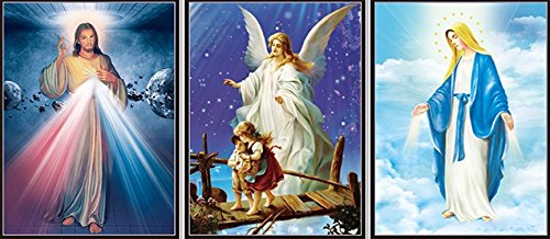Jesus Christ 3D Poster Wall Art Decor Framed Print | 12X16 Inches | Religious Lenticular Posters & Pictures #TOP5