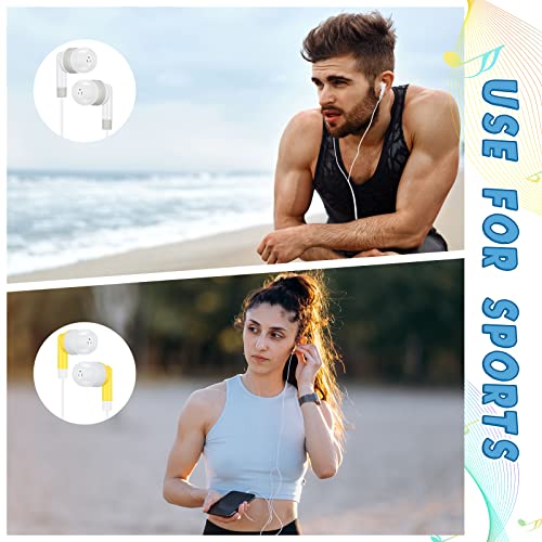 Image of Kigeli 2000 Packs Wired Earbuds Bulk, Colorful