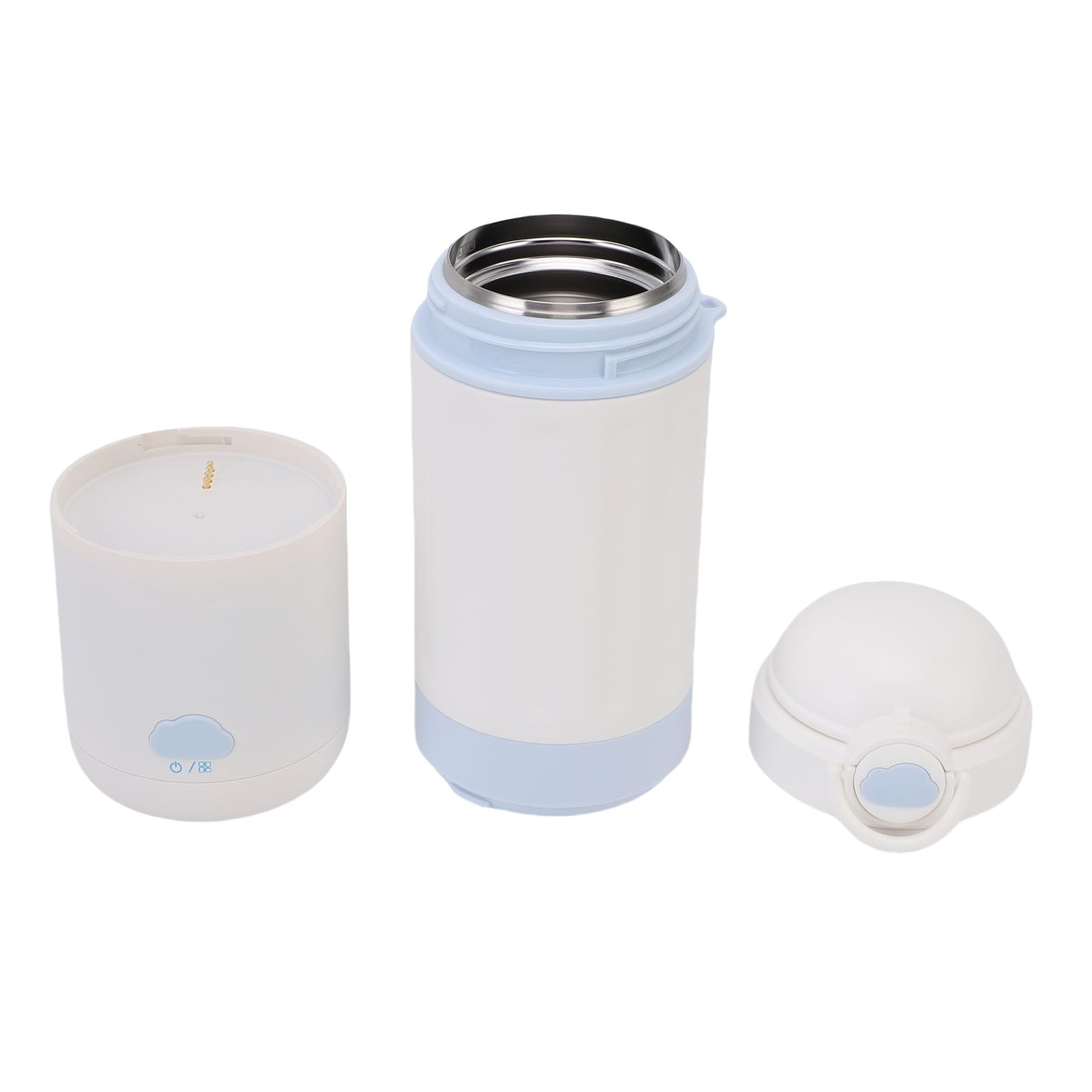 Bewinner Bollitore Elettrico da Viaggio, Tazza Portatile in Acciaio Inox