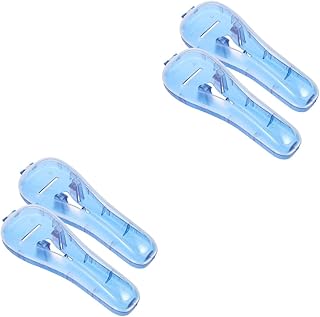 FRCOLOR 4 Pcs Razor Storage Box Away Travel Suitcases Outdoor Set Portable Electric Shaver Portable Shaver Case Shaver Holder Case Steripods Shaver Container Razor Holder Shaver Box Shell