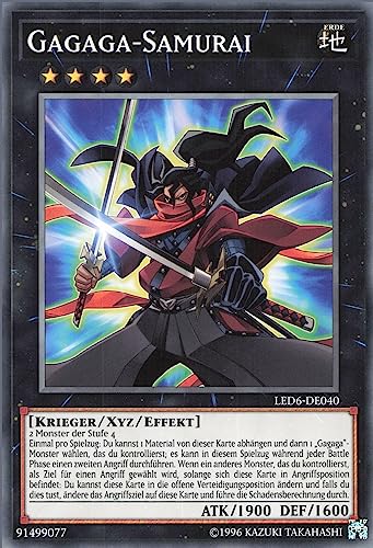 Gagaga-Samurai LED6-DE040 Common Deutsch Boosterfrisch 1. Auflage - Legendary Duelists: Magical Hero - mit ReCollectibles-Versandschutz - für Yu-Gi-Oh!