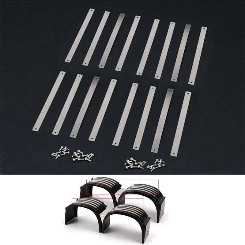 Bandes métalliques LESU haut de gamme pour camion Tamiya