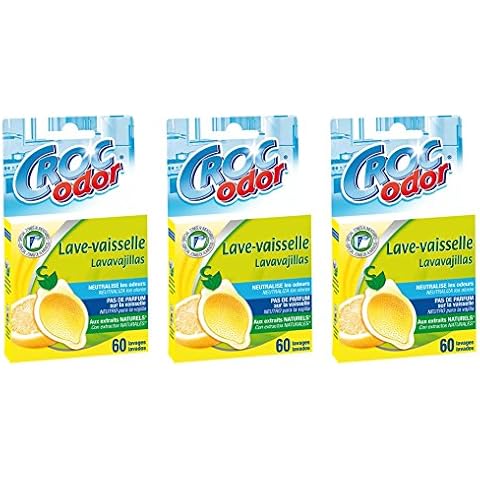 Croc'Odor, Zefiron Lemon Dishwasher Deodoriser – Pack of 3 Cover