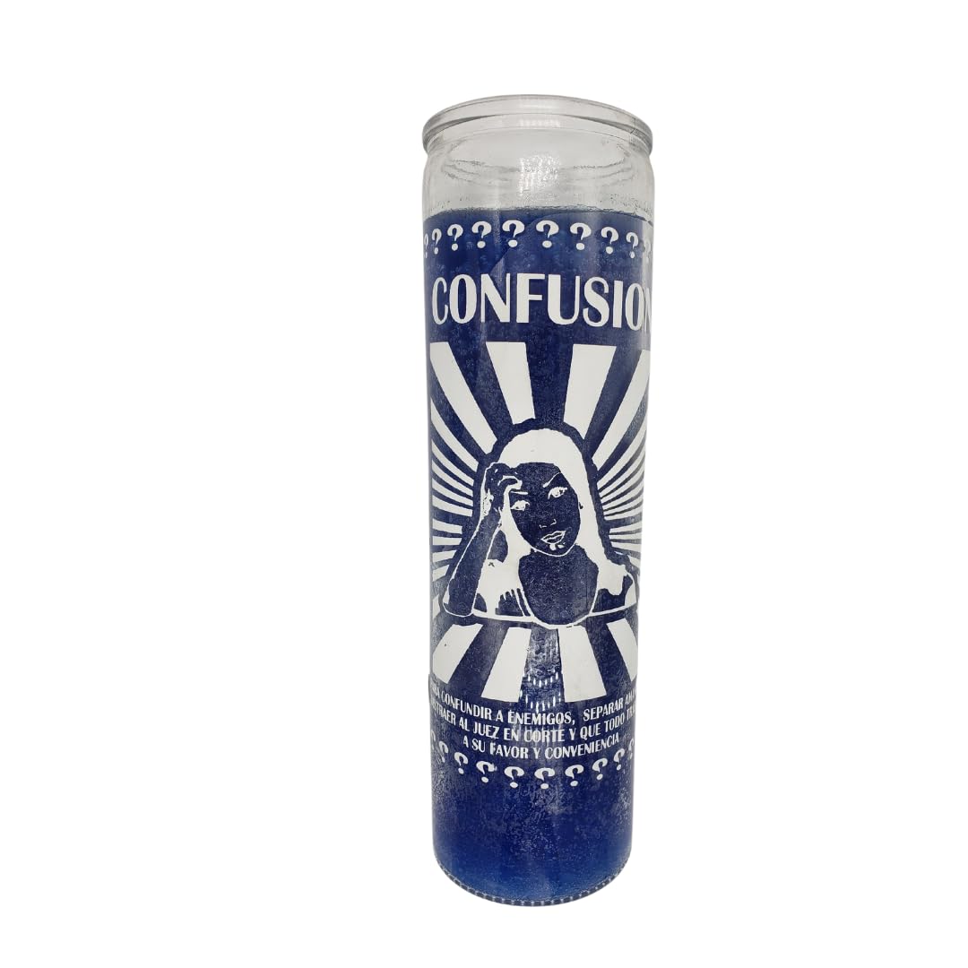 Confusion Blue Ritual Candle/Veladora Azul para Confundir