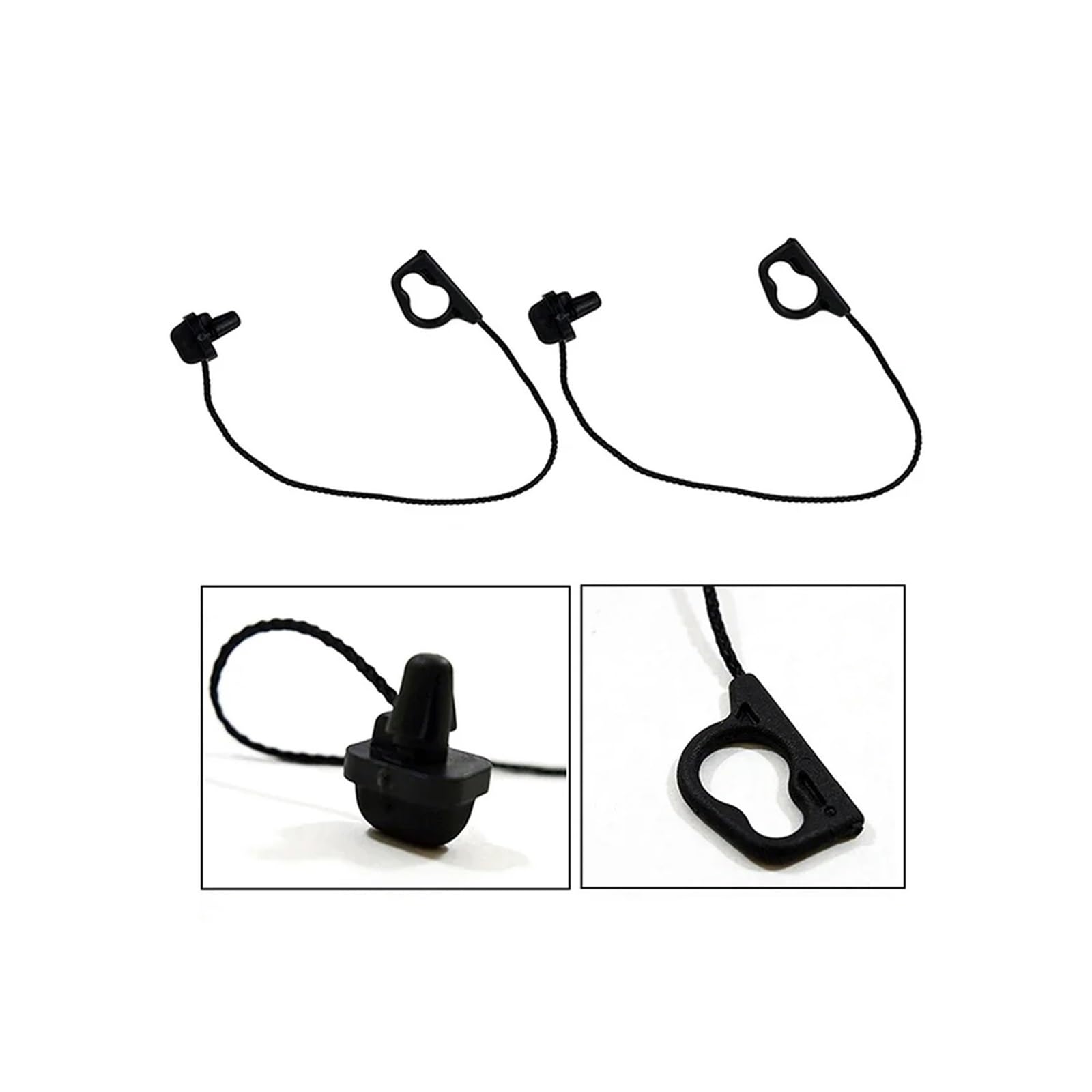 CordóN Bandeja Maletero Compatible con Opel para Corsa D 2007-2015 Modelos De 5 Puertas Cordón De Tracción para Maletero Coche Correa Estante Trasero Paquetes 13367836(2 Pcs)