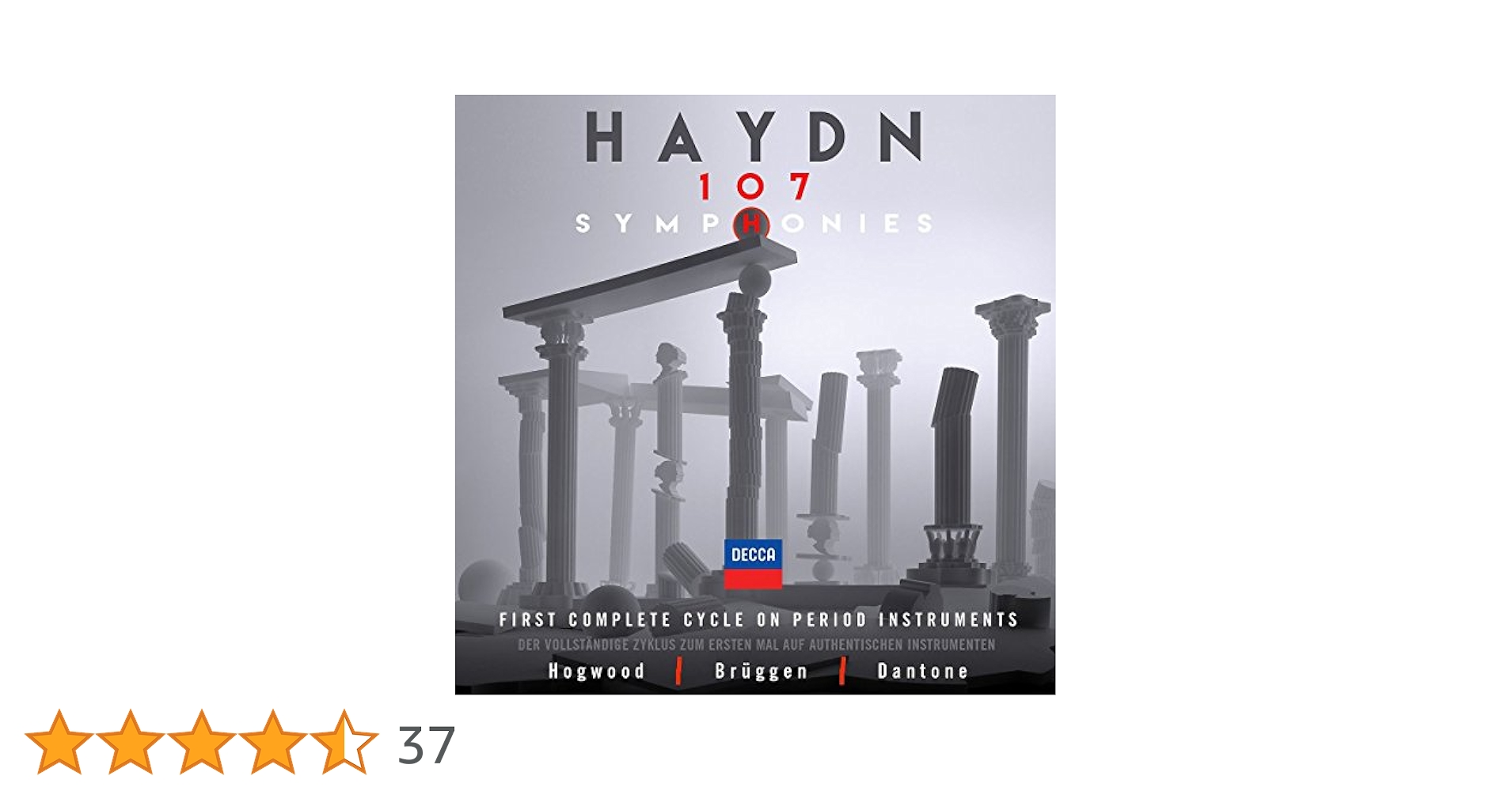 35CD BOX ハイドン 交響曲全集 HAYDN 107 SYMPHONIES 35CD BOX ハイドン 交響曲全集 HAYDN 107 SYMPHONIES