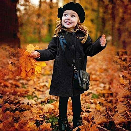 Children Coats Winter Windproof Coat Jacket Kids Warm Fleece Outerwear Jacket Big Girls Toggle Coat3