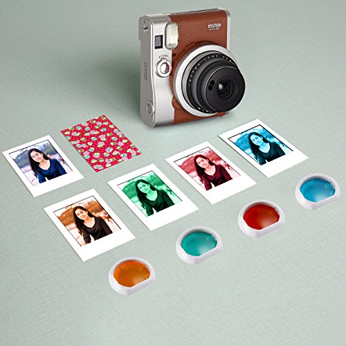 Neewer 56-in-1 Accessory for Fujifilm Instax Mini 90 Includes Camera Case with Adjustable Strap Various Frames Book Album Close-up Corner Stickers Photo Instant Films Stickers - Image 3