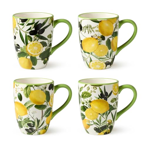 Set de 4 Mugs de Cerámica Limone 14 oz