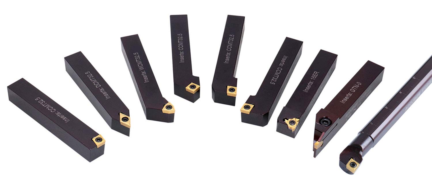 Accusize 3/4 in Shank Indexable Carbide Turning Tool Set, 2988-0034 — Amazon image 8