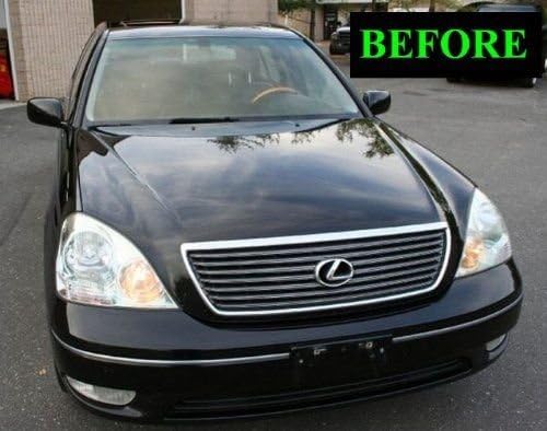 fits 2001-2006 LEXUS LS430 CHROME GRILL GRILLE KIT 2002 2003 2004 2005 01 02 03 04 05 06 LS 430