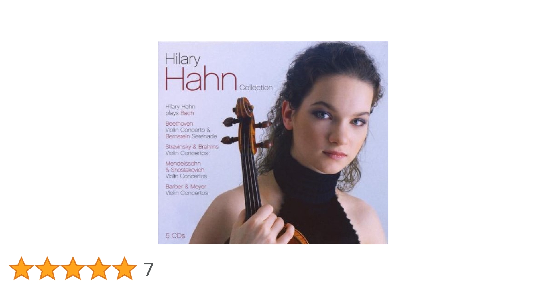 Amazon.co.jp: Hilary Hahn Collection: ミュージック