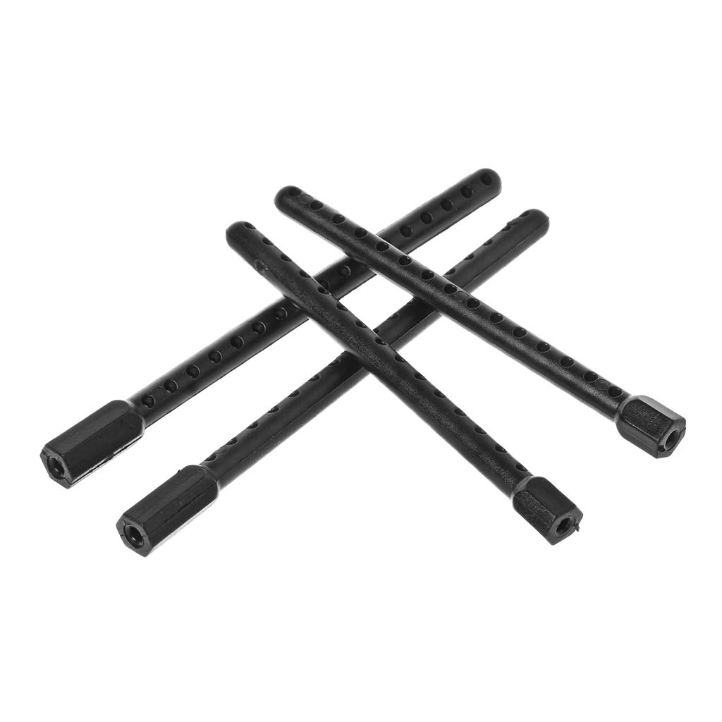Riiichflowshop 4pcs Body Post Mounts 1:10 For 94123 94122 Model Car Replacement, Black, app. 6.9cm/2.72''; 8.2cm/3.23'' - Image 4
