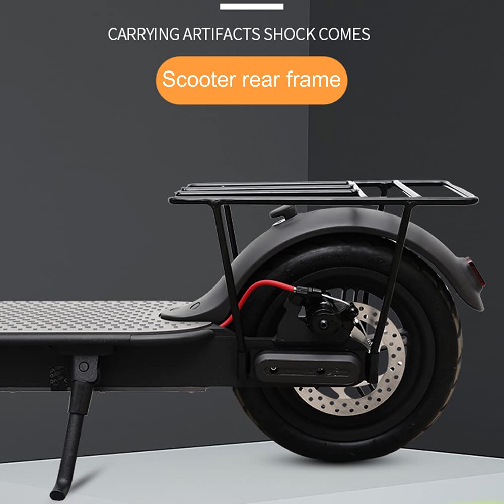 Porte-Bagages Arrière Robuste Pour Trottinette Électrique – Support Stable Et Antirouille