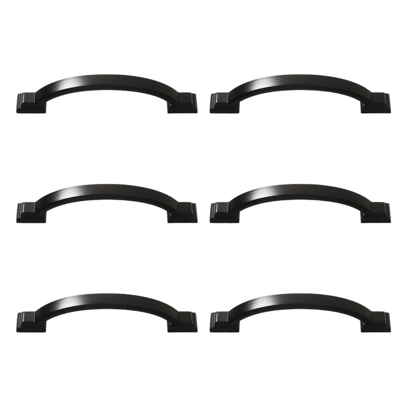 6pcs Wardrobe Handles Stylish Upgrades Rustproof Pulls Installation Uprgades for Bedroom Cabinets Dresser Drawers Easy Installs Wardrobe Handles