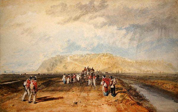 Art Tableau Winchelsea Sussex Turner impression sur toile premium