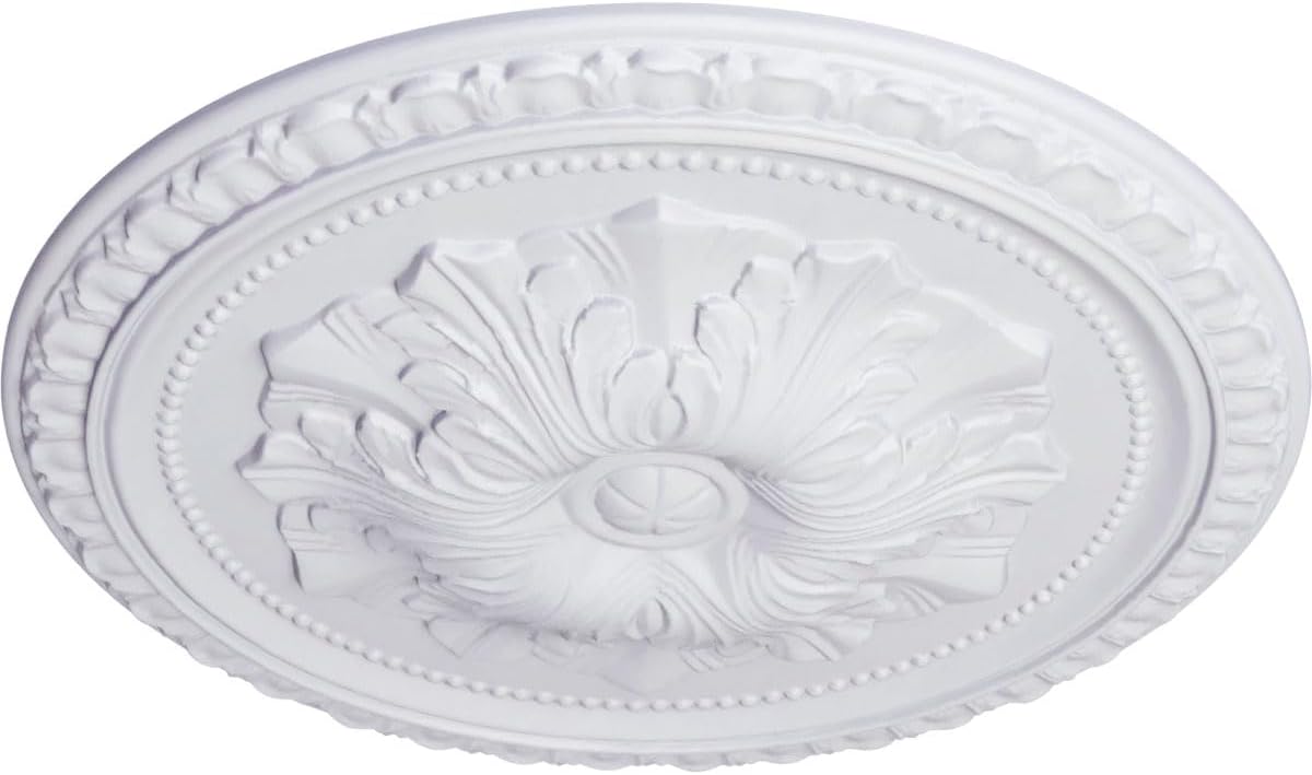 Ekena Millwork CM18RI 18-Inch OD x 2-Inch ID x 1 3/8-Inch P Richmond Ceiling Medallion