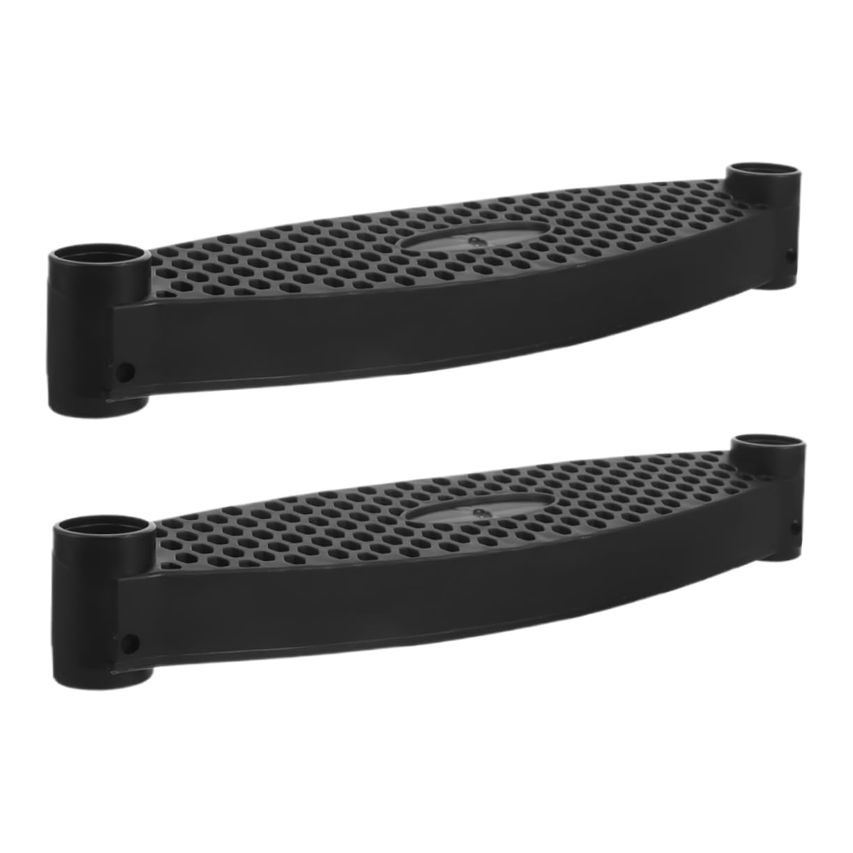 Mikinona 2Pcs Plastic Ladder Pads for Bunk Bed Steps Slip Safety Cushions for Trampoline and Loft Bed Ladders Fit Durable Design Textured for Secure Footing