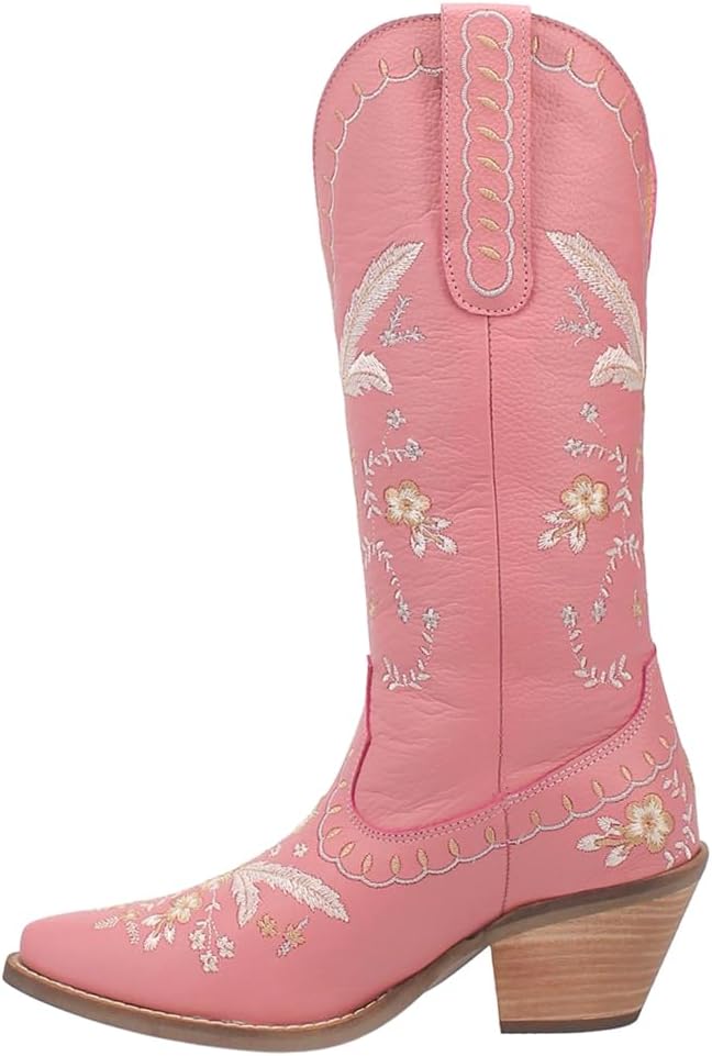 Dingo Boots Women's Full Bloom Fashion Boot, Pink, 10