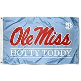 College Flags & Banners Co. Ole Miss Powder Blue Hotty Toddy Flag