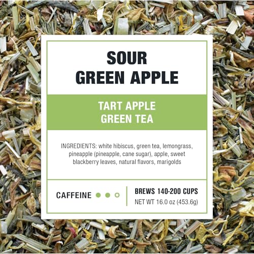 image for Tiesta Tea - Sour Green Apple, Loose Leaf, Tart Apple Green Tea, Mediu