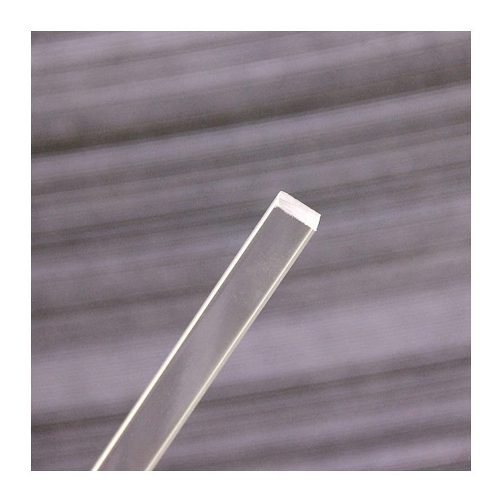 Tige carrée en acrylique transparent anti-jaunissement pour loisirs créatifs