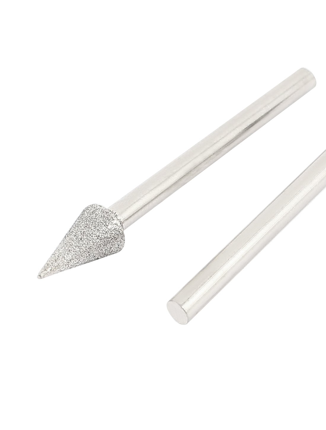 Aexit 5pcs 3mm Abrasive Wheels & Discs Shank Dia 6x10mm Tapered Head Diamond Grinding Tool Post Grinding Wheels Mounted Points