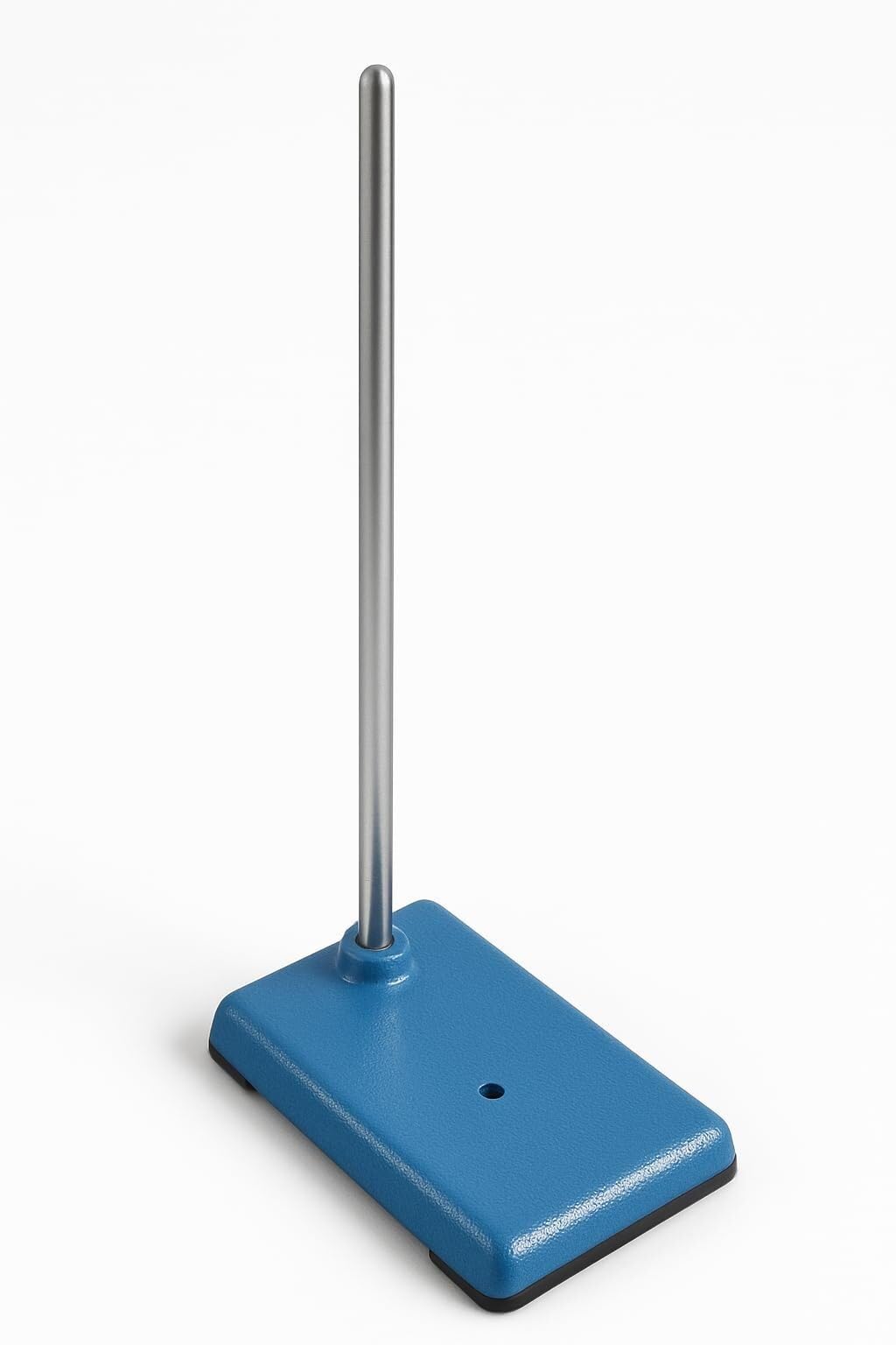 Laborstativ mit Stab, gusseiserner Labortisch 160x100mm Basis, 470mm Stabhöhe für Laborgeräte, Glaswaren, Chemiekolben und Reagenzgläser(Medium - 160x100mm Rod - 470x10mm)